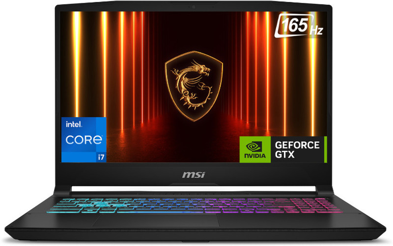 msi katana 15 hx intel core i7 14th gen 14650hx 16 gb 1 tb ssd windows 11 home 8 gb graphics nvidia geforce rtx 5060 165 hz 115 w b14wfk gaming laptop