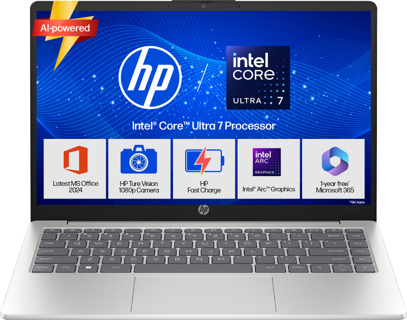 hp 14 ai pc intel core ultra 7 155h 16 gb 512 gb ssd windows 11 home 14 ep1151tu 14 gr1036tu 14 ep1151tu thin light laptop