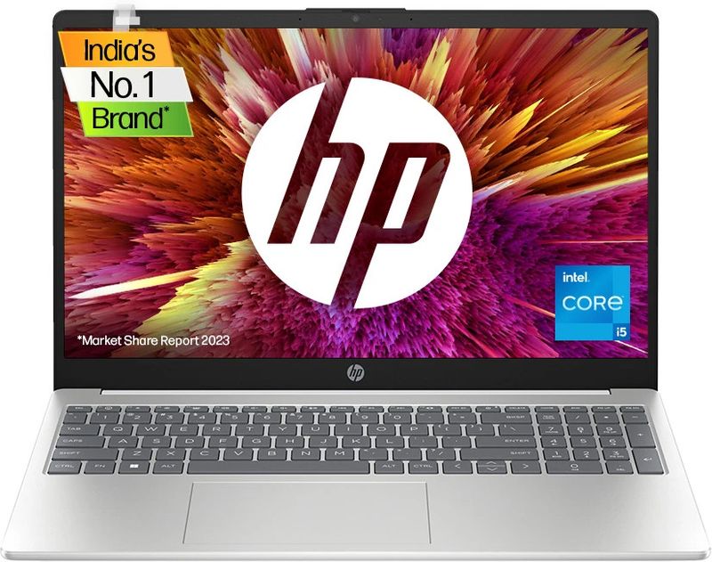 HP 15s Intel Core i5 13th Gen 1335U 15.6-inch Laptop, 8GB/512GB, White - Image 2