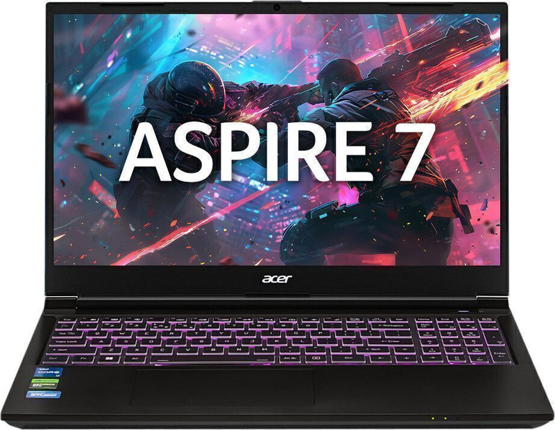 acer aspire 7 intel core i5 13th gen 13420h 16 gb 512 gb ssd windows 11 home 4 graphics nvidia geforce rtx 2050 a715 79g gaming laptop