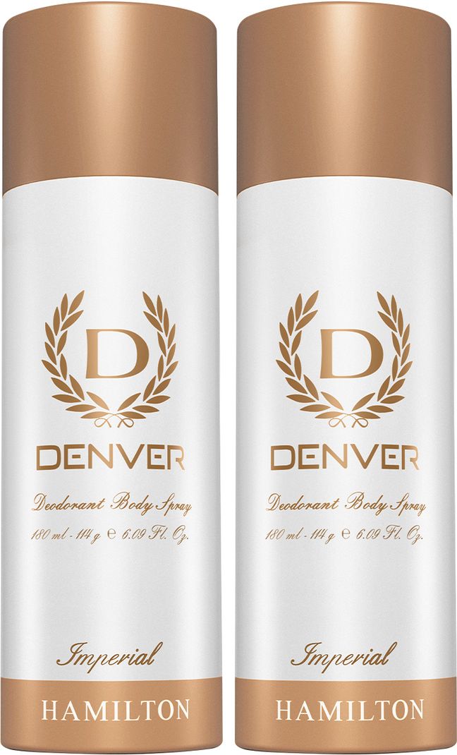 DENVER Imperial Body Spray - For Men (360 ml, Pack of 2)