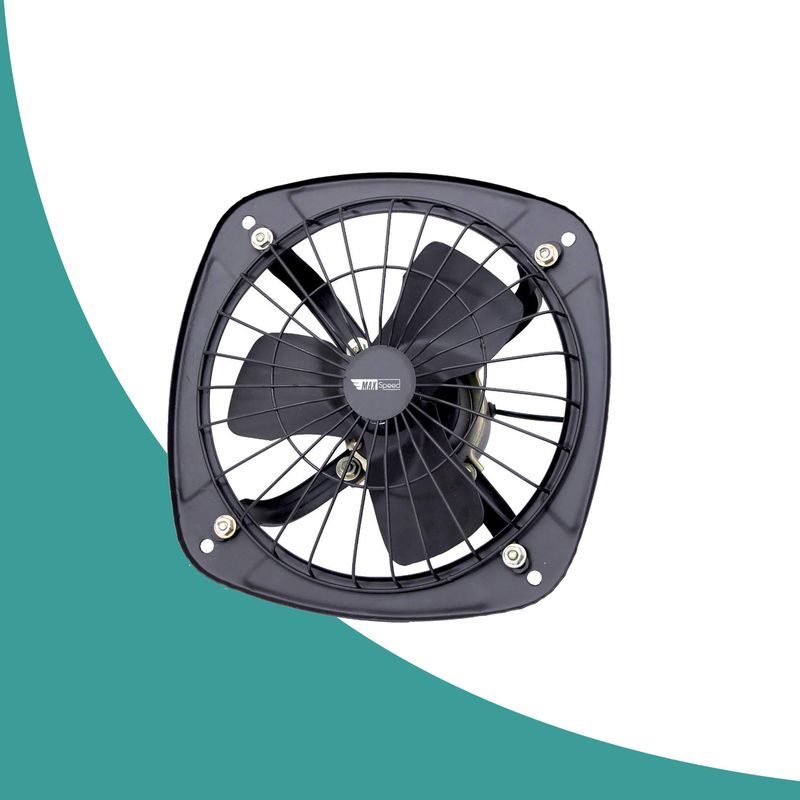 Max Speed Exhaust Fan 300 mm | Anti Dust | High Speed with 1 Year Warranty Ultra High Speed 300 mm Exhaust Fan (Black | Pack of 1)