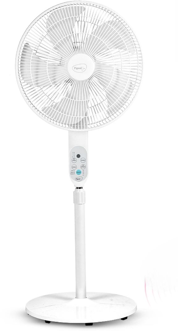 Pigeon BLDC Pedestal fan with 2 Year Warranty 400 mm Pedestal Fan (5 Star | White | Pack of 1)