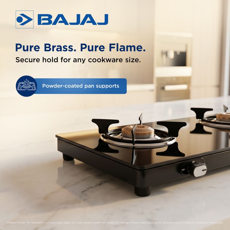 Bajaj UCX 2B Glass Manual Gas Stove - Image 6