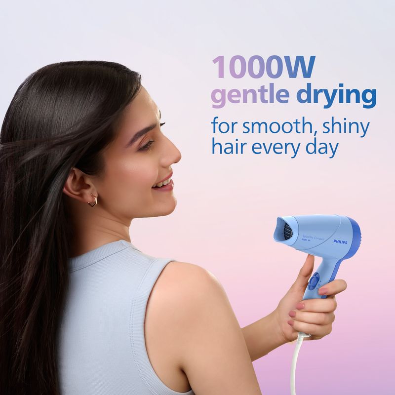 PHILIPS HP8100/60 1000W Blue Hair Dryer - Image 6