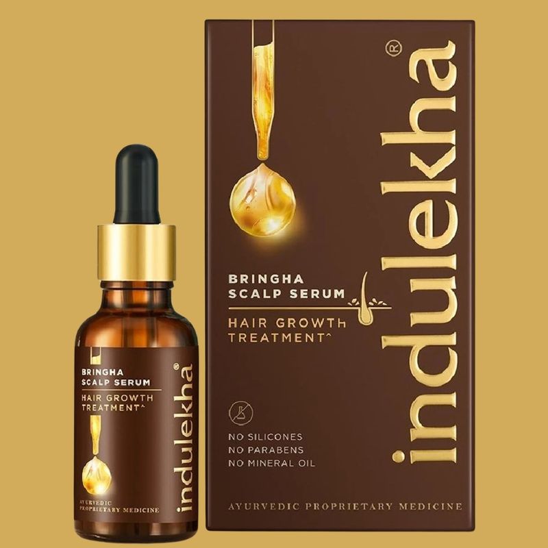 indulekha Hair Growth Treatment Scalp Serum with Rosemary and Amla for Hair Growth (30 ml)