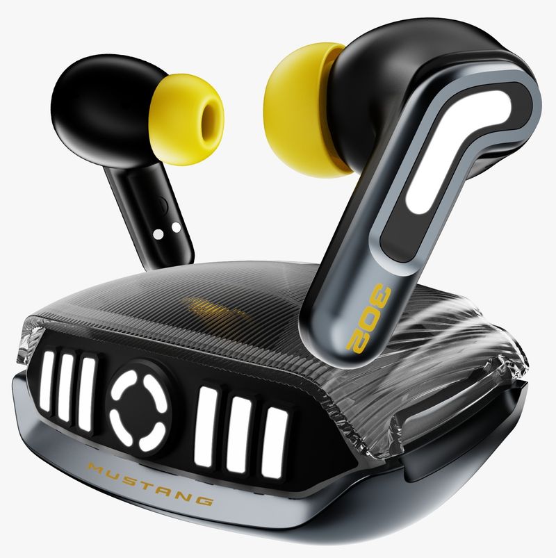 Goboult Mustang Nitro TWS Earbuds, Black, ANC - Image 2
