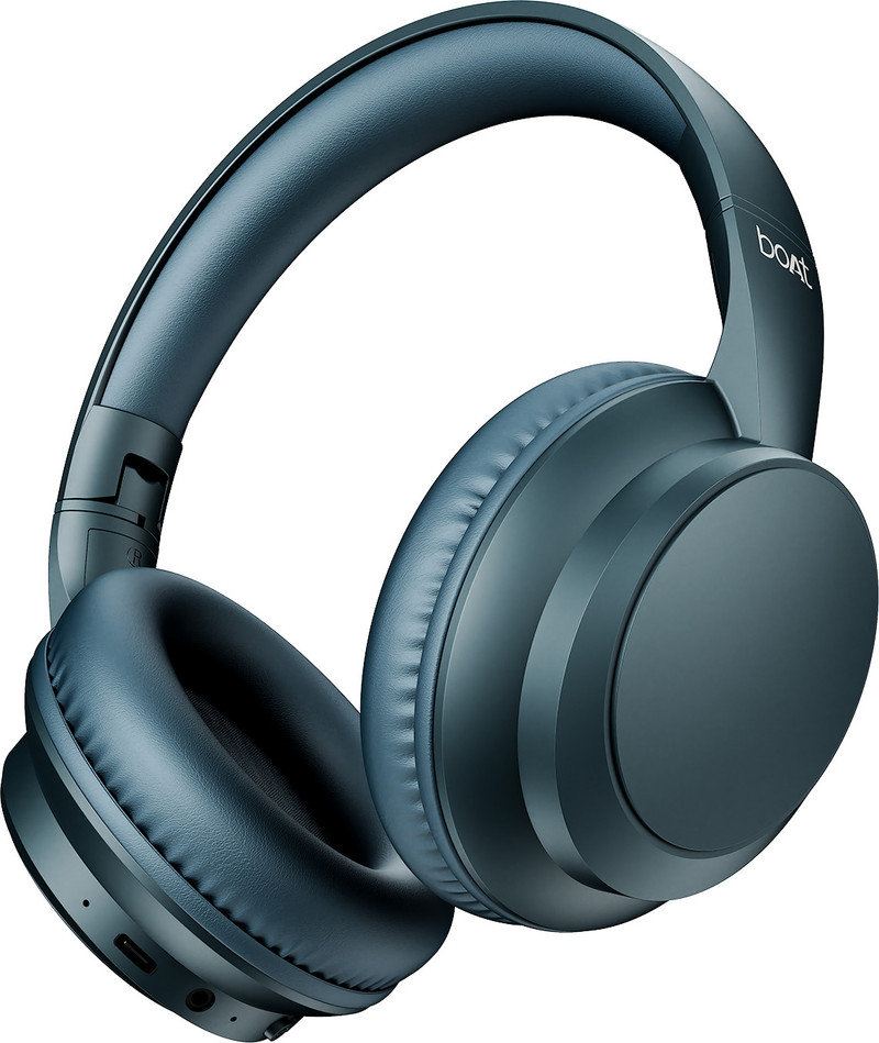 boAt Rockerz 371, 40mm Drivers, 50H Battery, BEAST Mode, ENx, Voice Assistant,BT v5.4 Bluetooth Headset (Sage Green, On the Ear)