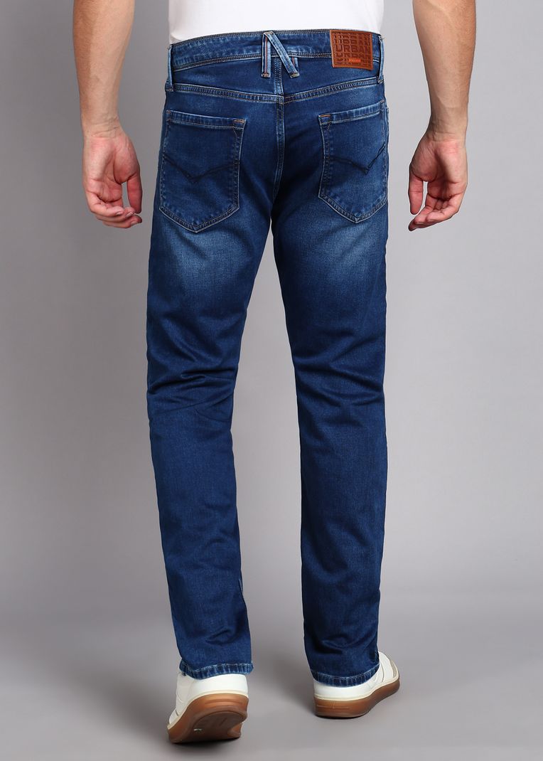 KILLER Men Straight Fit Mid Rise Blue Jeans - Image 6