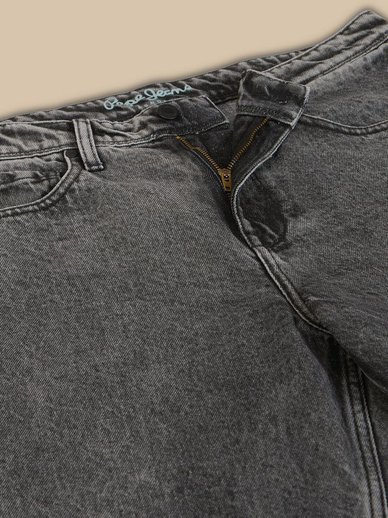 Pepe Jeans Men Relaxed Fit Mid Rise Grey Jeans - Image 6
