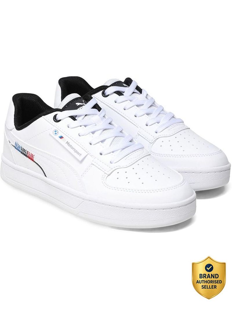 PUMA BMW MMS Caven 2.0 Youth Sneakers White 12-13 Years - Image 5