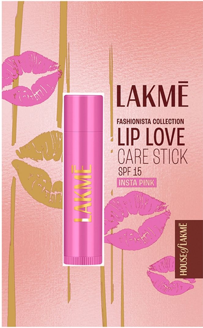 Lakmé Lip Love Chapstick SPF 15 Insta Pink (Pack of: 1, 4.5 g)