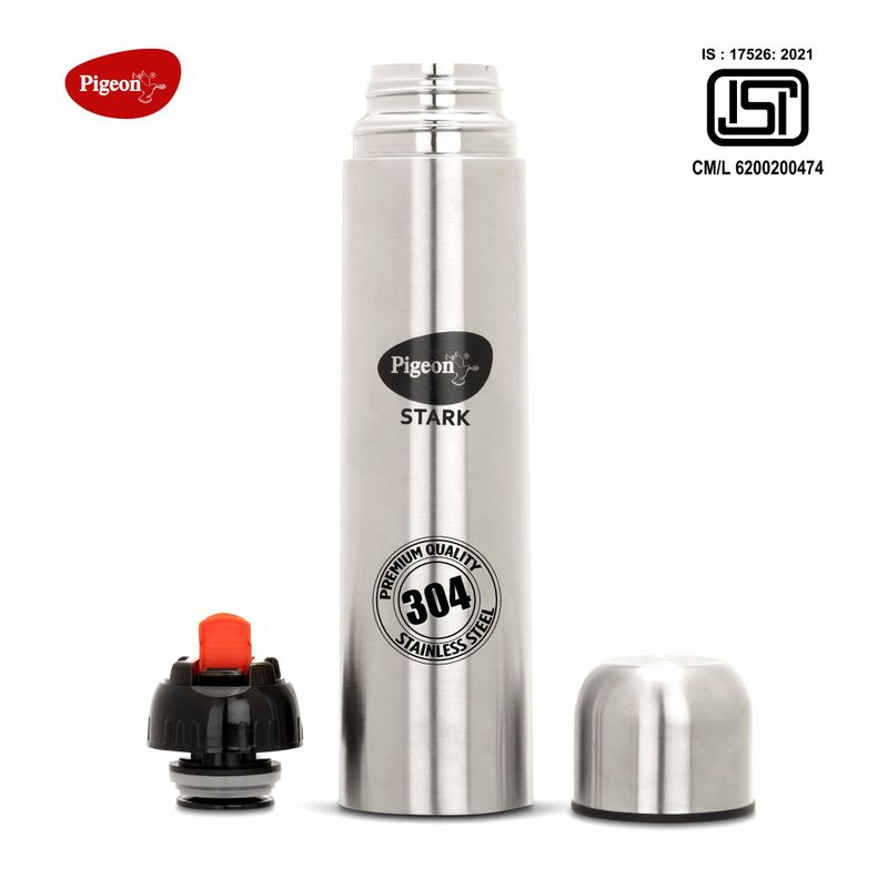 Pigeon Stark Therminox 1000 ml Stainless Steel Flask (Pack of 1, Silver)