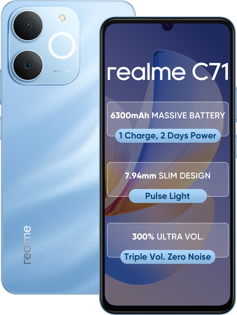 price history - realme C71 (Sea Blue, 128 GB) (6 GB RAM)