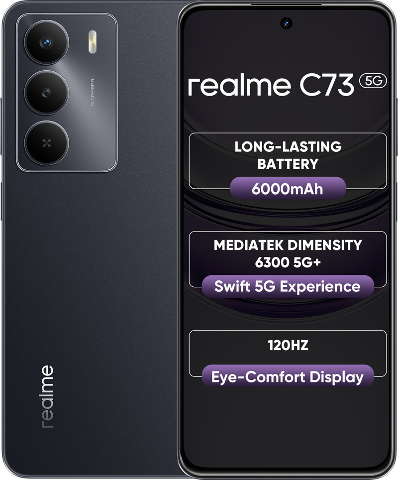 price history - realme C73 5G (Onyx Black, 128 GB) (4 GB RAM)