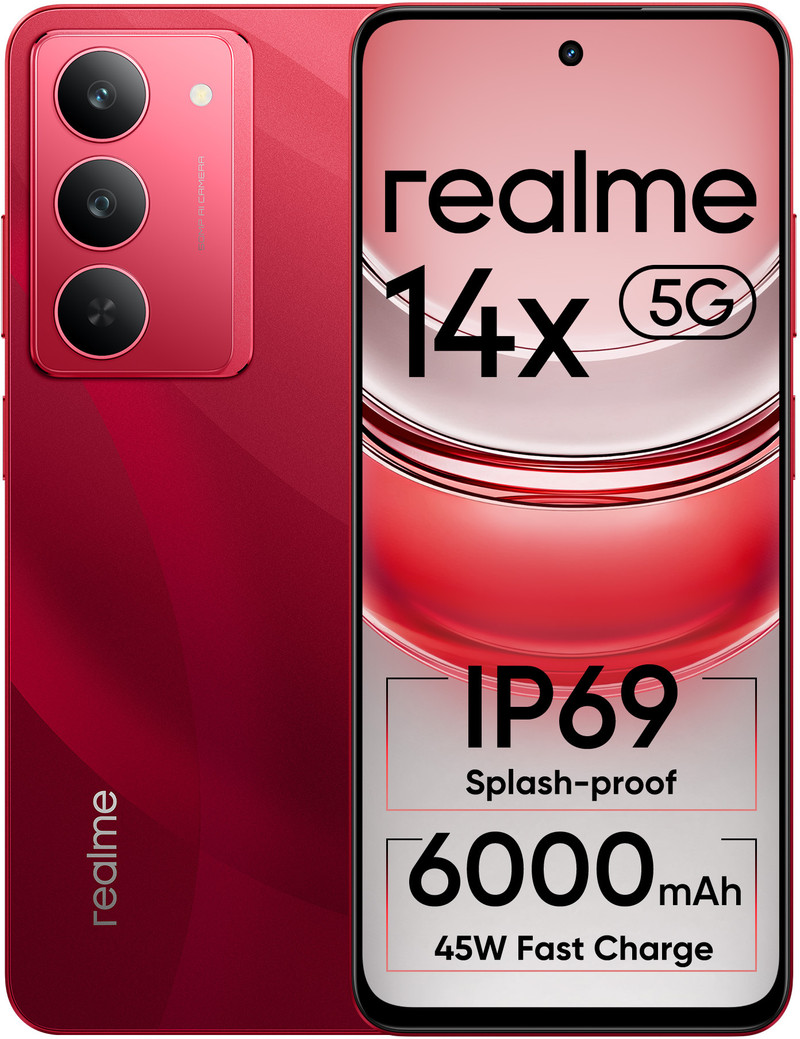 price history - realme 14x 5G (Jewel Red, 128 GB) (6 GB RAM)