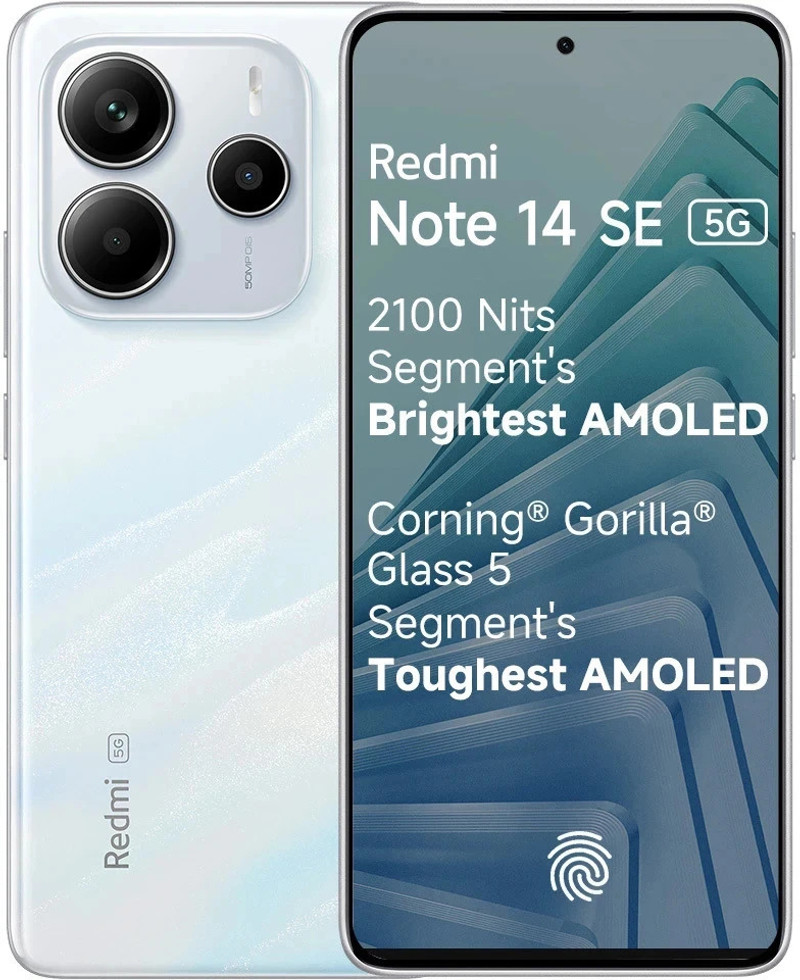 redmi note 14 se 5g mystique white 128 gb