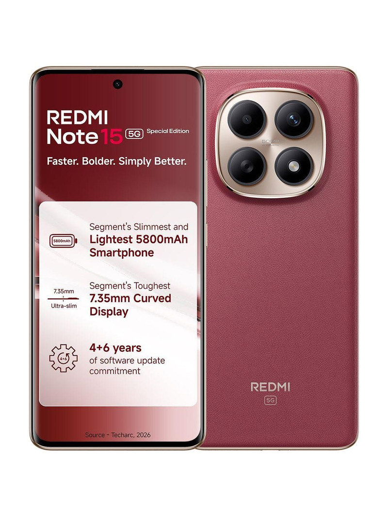 REDMI Note 15 SE 5G Snapdragon (Crimson Reserve, 128 GB) (6 GB RA...more