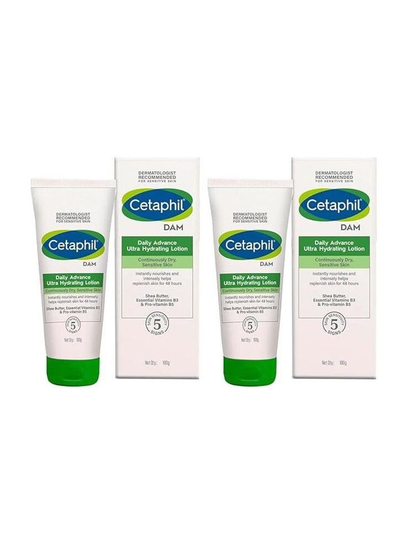 Cetaphil DAM Daily Advance Ultra Hydrating Lotion - (Pack of 2) (200 g)