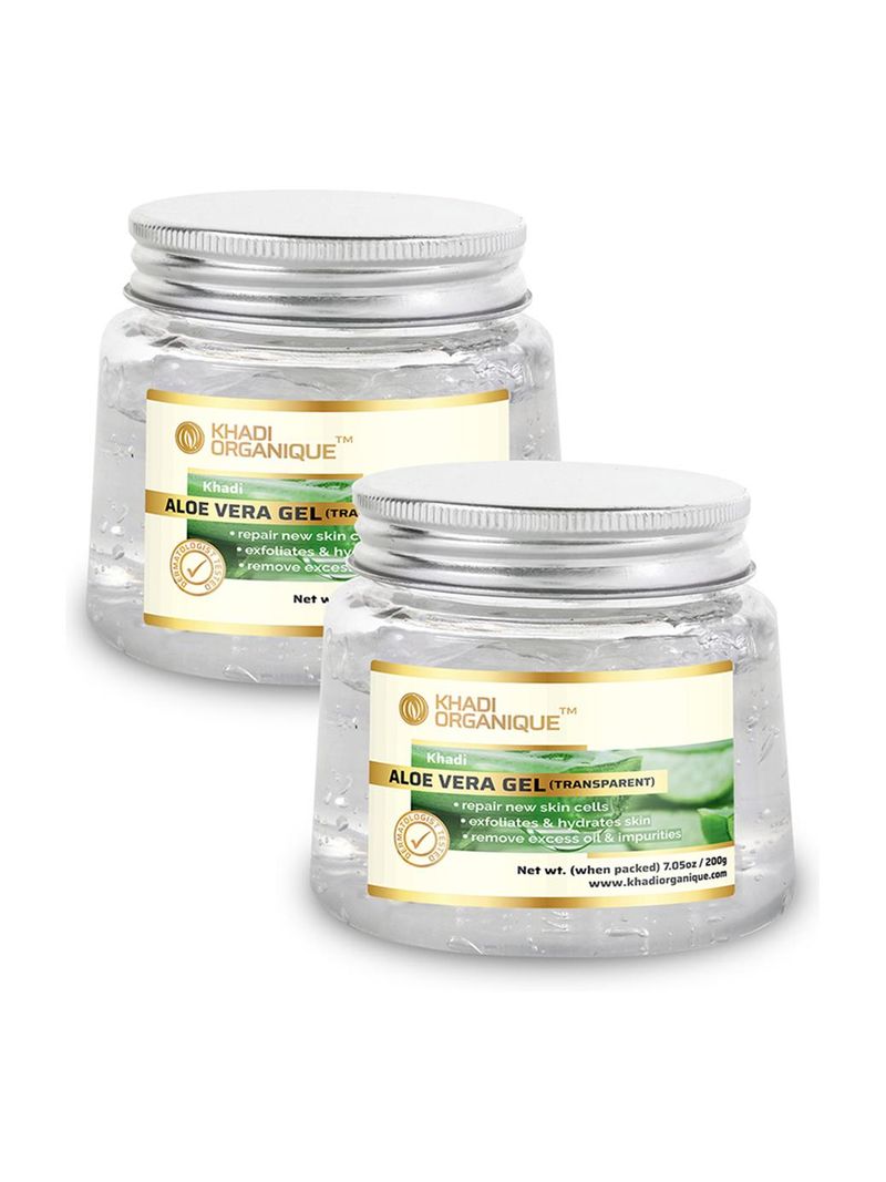 khadi ORGANIQUE Aloevera Gel (Transparent ) (400 g)