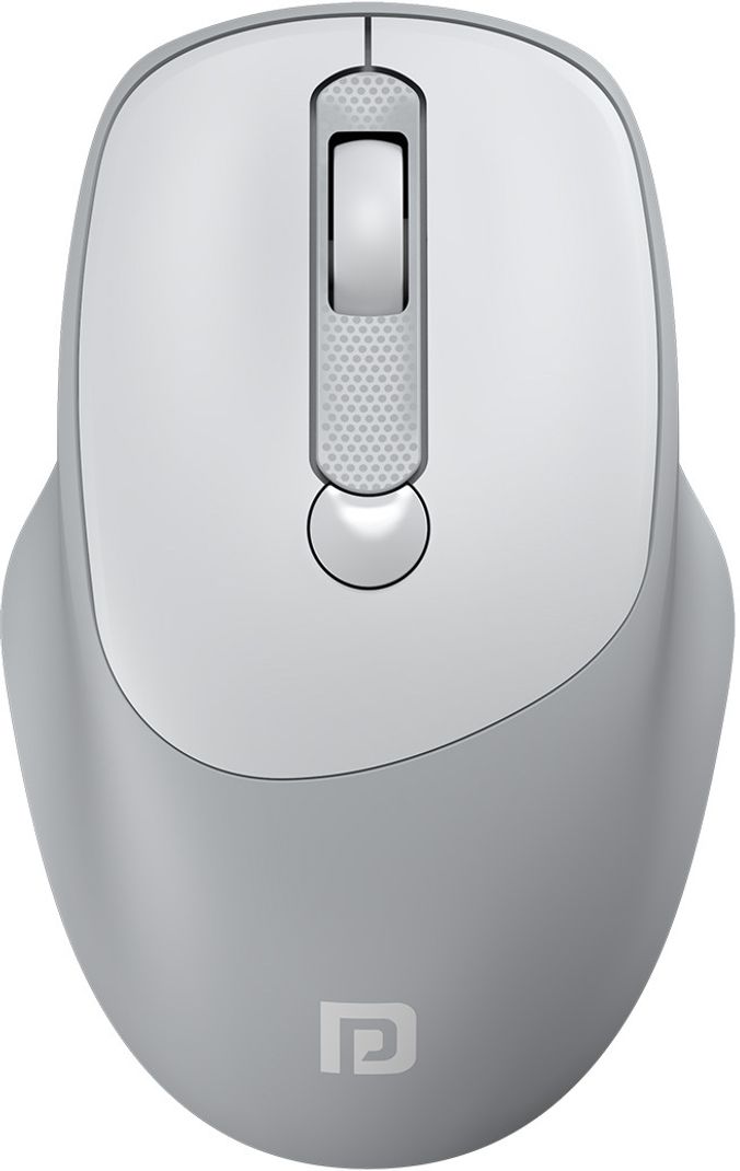Portronics Toad 35 Ambidextrous Optical Mouse Silent Clicking, Adjustable DPI, for Laptop, Mac & PC (2.4GHz Wireless, White)