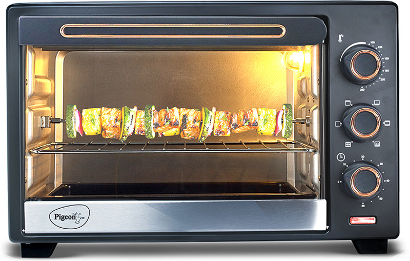 Pigeon 20-Litre Oven Toaster Grill (OTG) 16321/16132/19004057., Black
