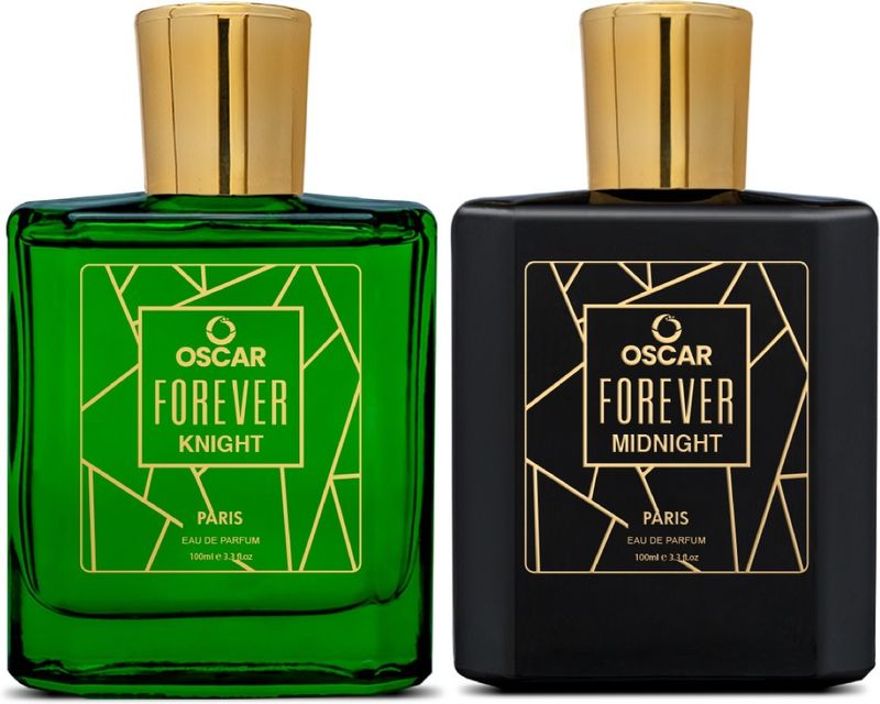 OSCAR Forever Midnight & Forever Knight Perfume Long-Lasting Fragrance|EDP|Pack of 2 Eau de Parfum - 200 ml (For Men & Women)