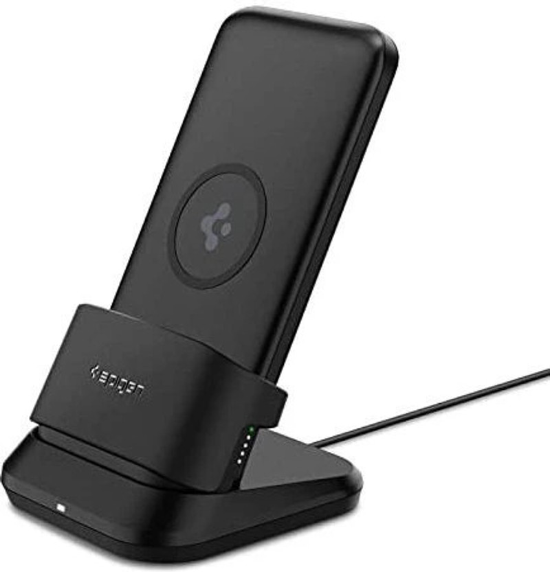 Spigen 10000 mAh 20 W Wireless Compact Power Bank (Black, Lithium Polymer, Fast Charging for Mobile, Laptop)