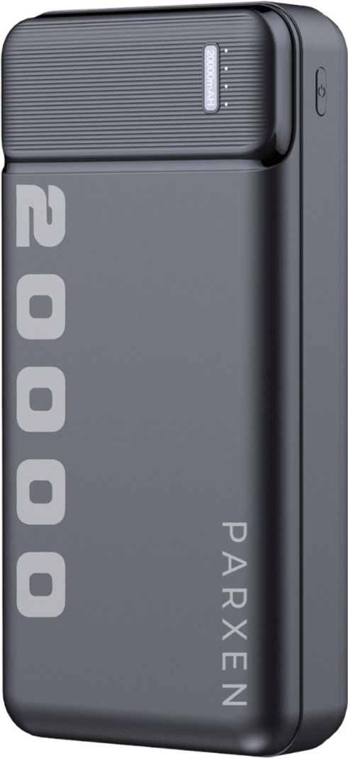 PARXEN 20000 mAh 22.5 W Power Bank (Black, Lithium Polymer, Fast Charging for Mobile, Tablet)