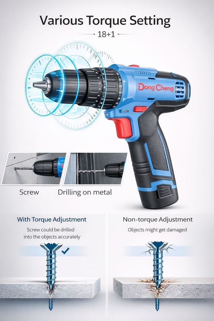 Dongcheng 12V Cordless Impact Drill Machine - Image 6