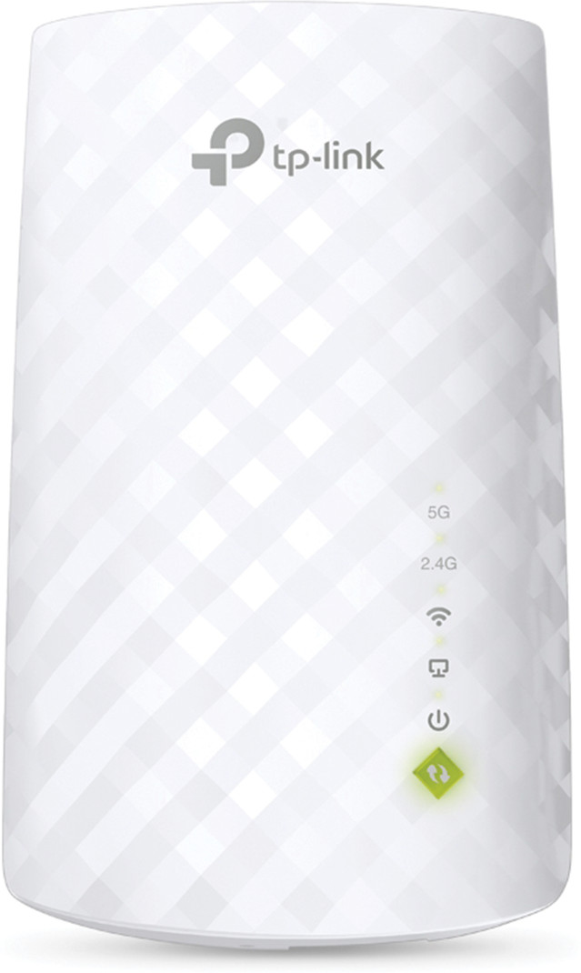 TP-Link TP-Link RE200 WiFi Range Extender 5 GHz 750 Mbps Wifi Speed Dual Band Internal Antenna Ethernet (Cable Broadband) (White)