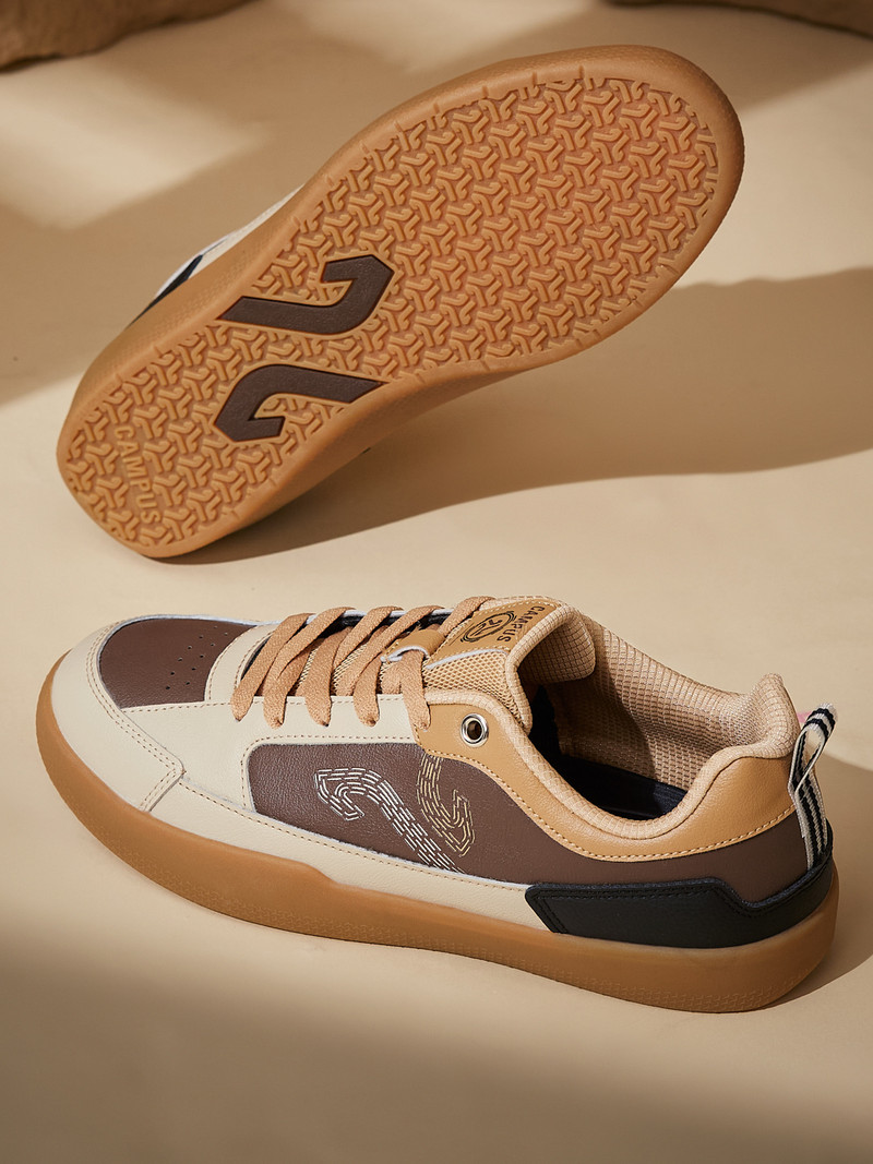 CAMPUS WAIVER Sneakers For Men (Brown , 10)