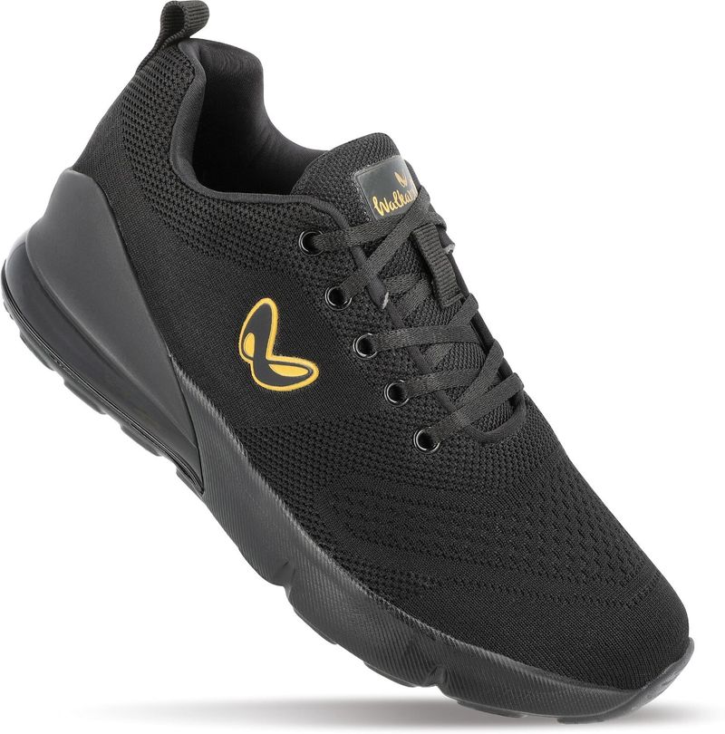 WALKAROO XS9751 Running Shoes For Men (Black , 7)