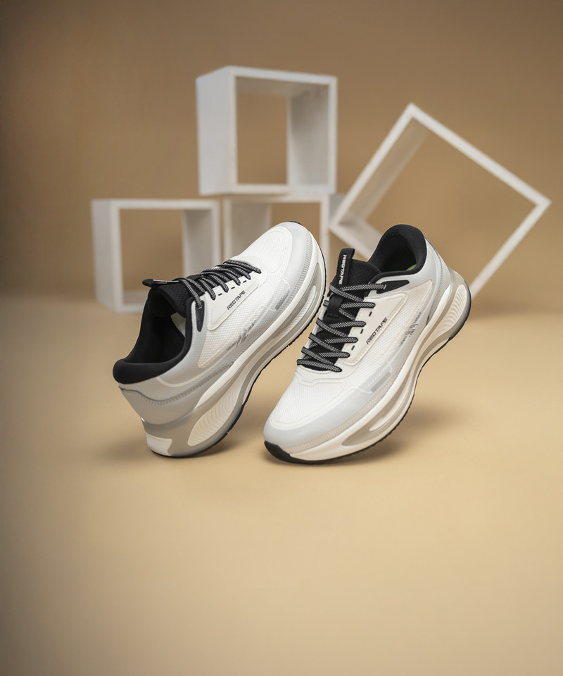 red tape athleisure shoes men cultured round toe shape cushioning technology walking