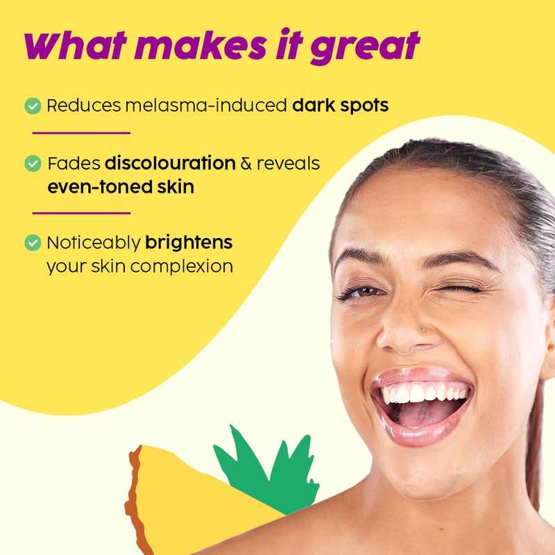 The Plant Fix Plix 2% Alpha Arbutin Pineapple Serum for Pigmentation & Dark Spot Reduction (10 ml) - Image 4