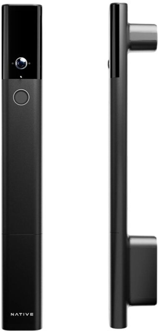 NATIVE By Urban Company Lock Ultra Face Unlock Live HD Video & 2-Way Talk 9-way Unlock Free Installation Smart Door Lock (Black)