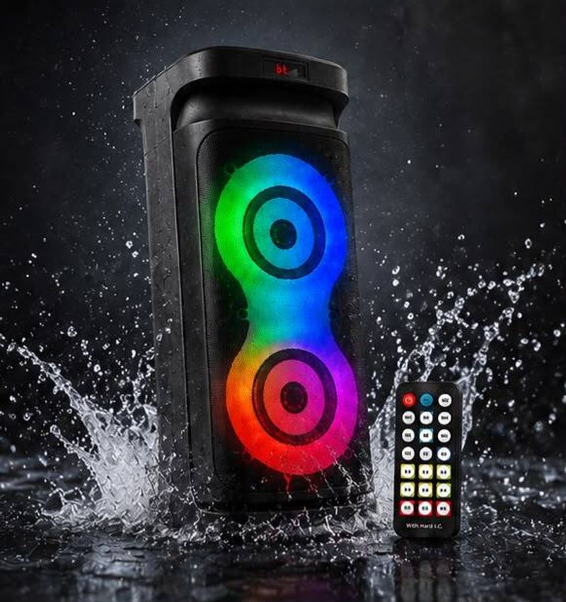 ZEKLY 80W Tower Speaker with Dual Woofer - Image 2