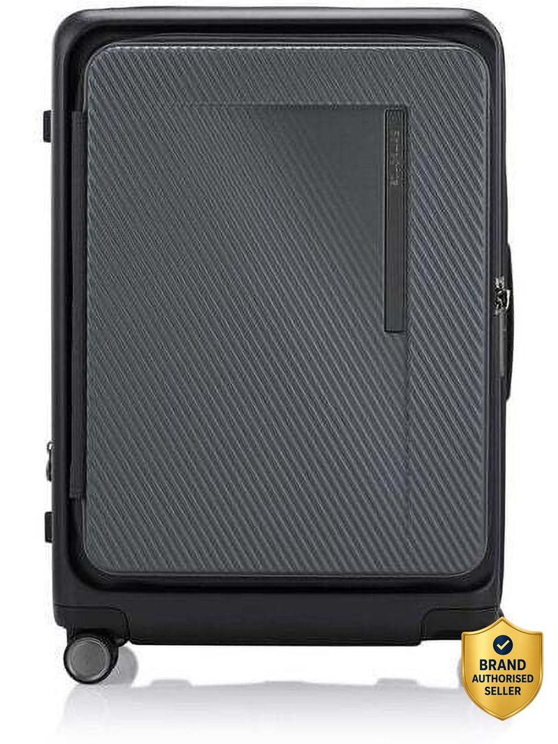 Samsonite SAMSONITE SAM ZIPPRIX FT SP68EXP GUN MTL Expandable Check-in Suitcase 8 Wheels - 24 inch