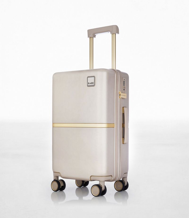 Rare Rabbit Rare Rabbit Small Cabin Suitcase (57 cm) 8 Wheels - Tony - Beige