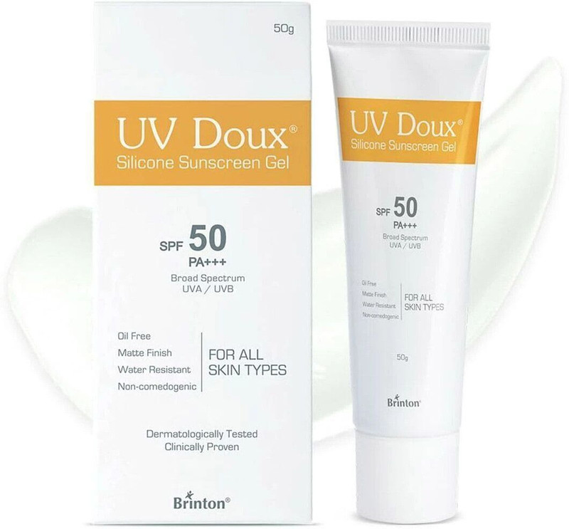 brinton sunscreen spf 50 pa uv doux silicone gel