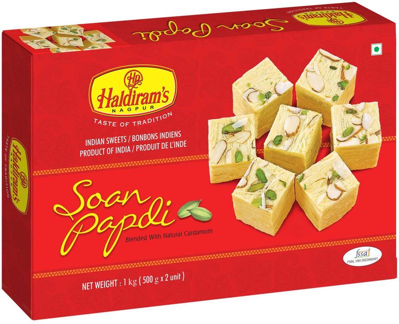Haldiram's Soan Papdi Box (1 kg)