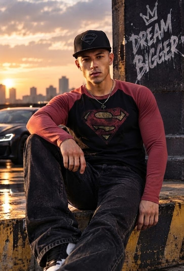 Bartus Men Maroon Cotton Blend T-Shirt - Image 2