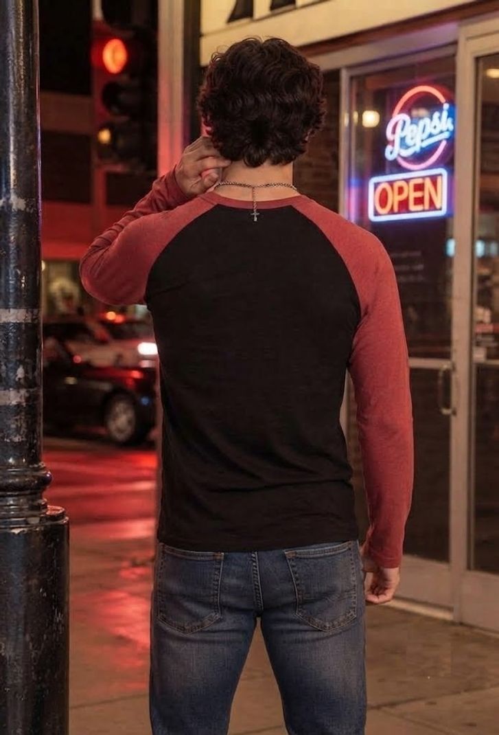 Bartus Men Maroon Cotton Blend T-Shirt - Image 3
