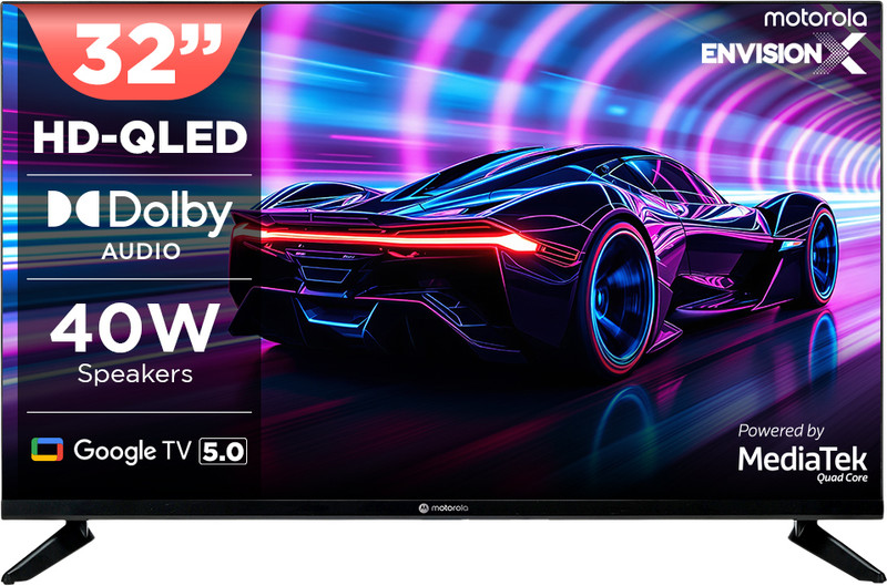 MOTOROLA 80 cm (32 inch) QLED HD Ready Smart Google TV (32HDGQMDD...more deal from flipkart