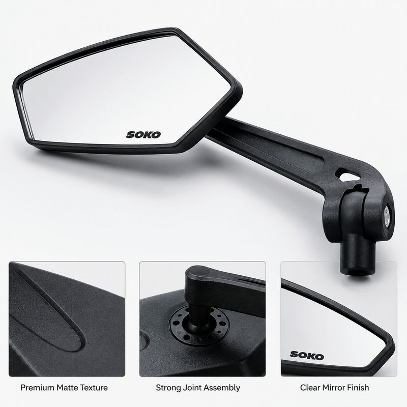 TA Manual Blind Spot Mirror, Driver Side, Dual Mirror - Image 4