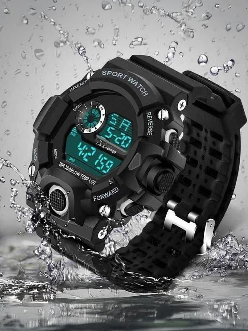 Fash Digital Watch - For Men SPORTS DIGITAL STYLISH SHOCK WATCH ATTRACTIVE CRAZY LOOK WATCH FOR BOYS & MEN