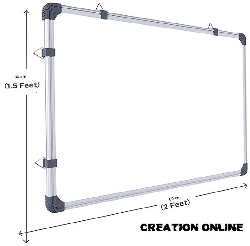 preha smart choice non magnetic slate 1 5x2 ft one side white marker reverse chalk board surface whiteboards