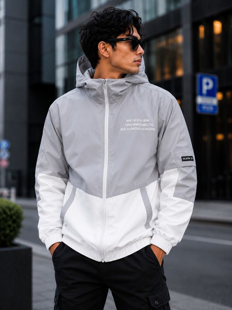 vilazo Printed Men Wind Cheater - Image 4