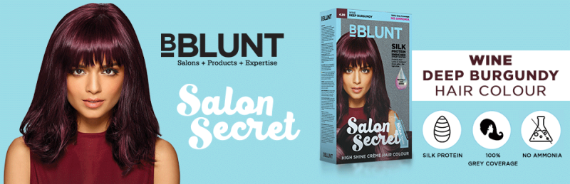 BBlunt Salon Secret High Shine Creme Hair Colour, 100g with Shine Tonic,  8ml , Deep Burgundy  - Price in India, Buy BBlunt Salon Secret High  Shine Creme Hair Colour, 100g with
