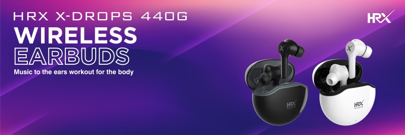 HRX X-Drops 440G Wireless Earbuds